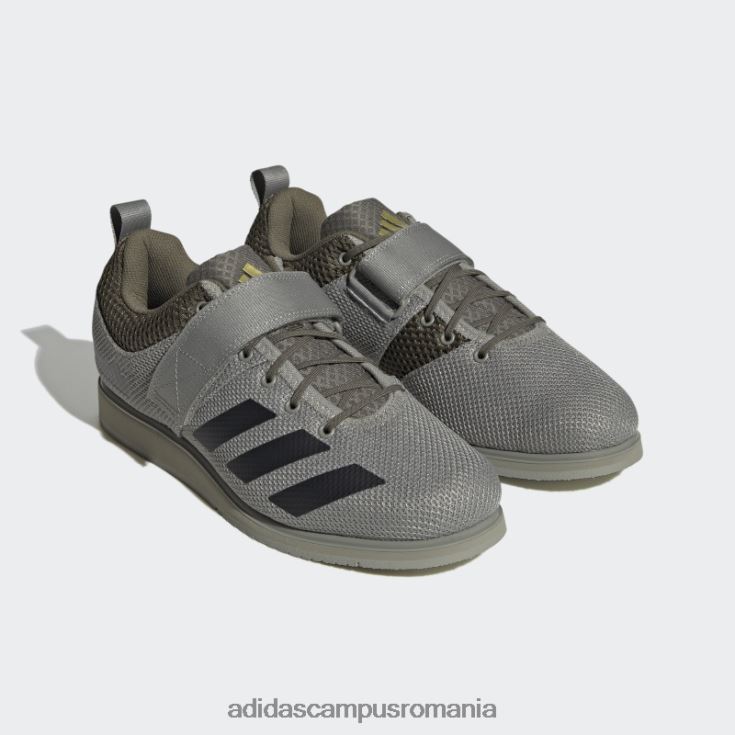 adidas campus romania powerlift 5 pantofi haltere argintiu pietriș bărbați pietriș argintiu/negru/măslin J266N219885