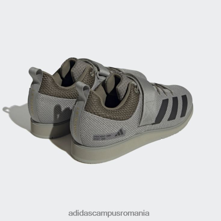 adidas campus romania powerlift 5 pantofi haltere argintiu pietriș bărbați pietriș argintiu/negru/măslin J266N219885