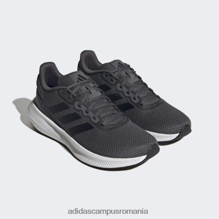 adidas campus romania runfalcon 3 cloudfoam pantofi de alergare low gri bărbați gri/negru/carbon J266N219375