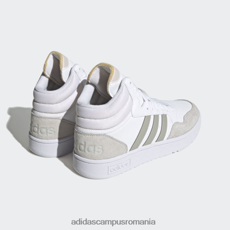 adidas campus romania white hoops 3.0 mid lifestyle baschet pantofi vintage clasici adidas bărbați alb/gri metal J266N219923