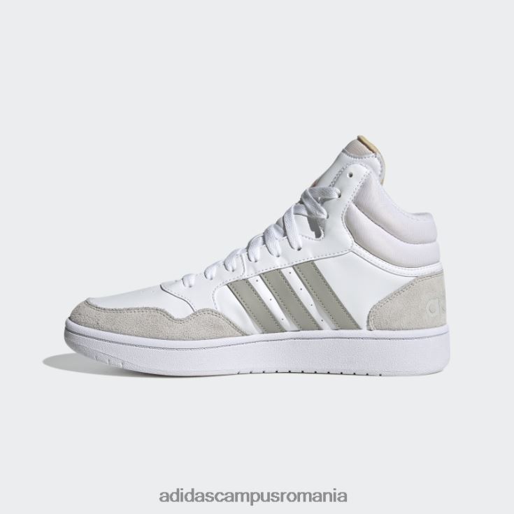 adidas campus romania white hoops 3.0 mid lifestyle baschet pantofi vintage clasici adidas bărbați alb/gri metal J266N219923