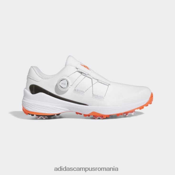 adidas campus romania zg23 boa pantofi de golf alb bărbați alb/negru/rosu J266N219640