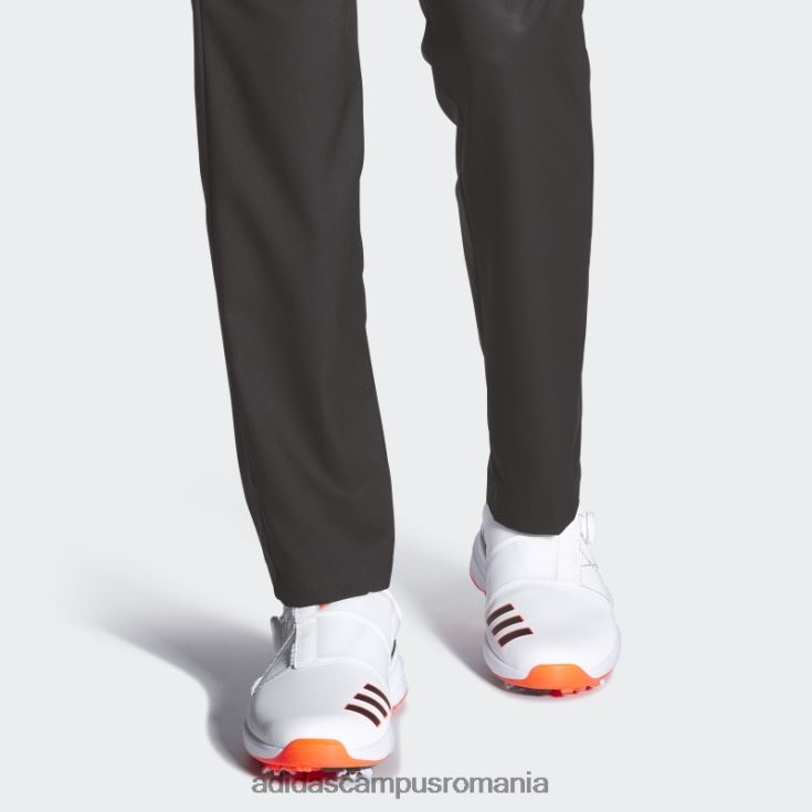 adidas campus romania zg23 boa pantofi de golf alb bărbați alb/negru/rosu J266N219640