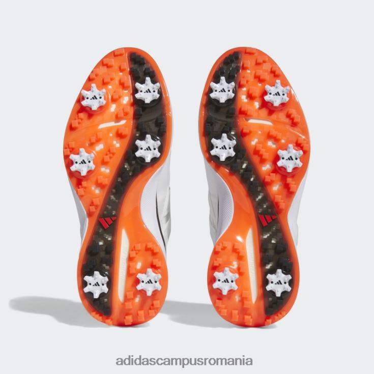 adidas campus romania zg23 boa pantofi de golf alb bărbați alb/negru/rosu J266N219640