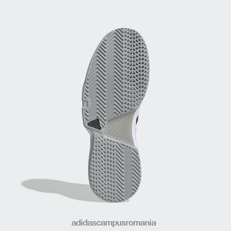 adidas campus romania courtjam bounce pantofi albi bărbați alb/negru/argintiu J266N212835