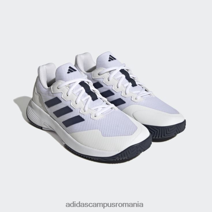 adidas campus romania pantofi tenis gamecourt 2.0 bleumarin bărbați alb/albastru marin J266N24374