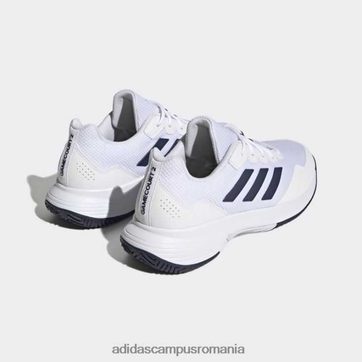 adidas campus romania pantofi tenis gamecourt 2.0 bleumarin bărbați alb/albastru marin J266N24374