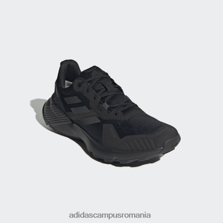 adidas campus romania black terrex soulstride rain.rdy pantofi de alergare bărbați negru/carbon/gri J266N24013