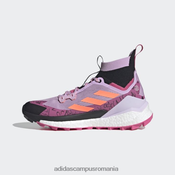 adidas campus romania lila terrex free hiker 2 pantof de drumeție adidas bărbați liliac/portocaliu fascicul/magenta J266N24551