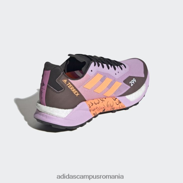adidas campus romania pantofi de alergare terrex agravic ultra lila adidas bărbați liliac/portocaliu fascicul/magenta J266N24566