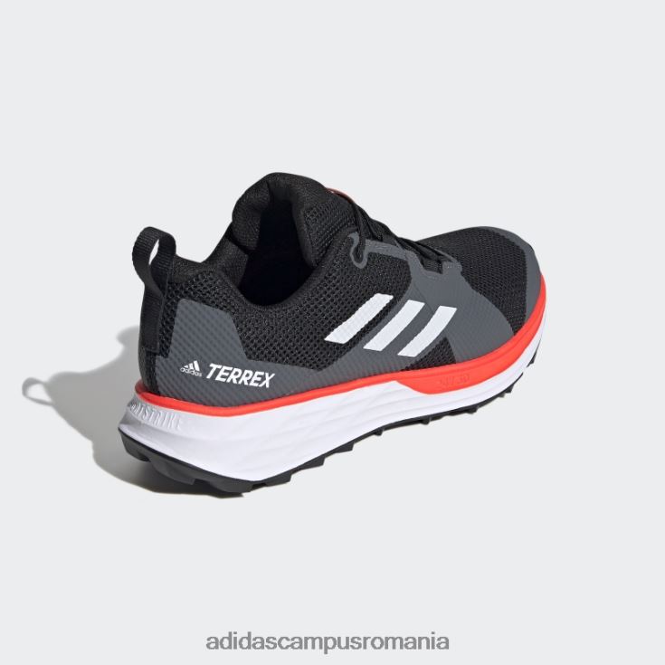 adidas campus romania pantofi de alergare terrex two trail negri bărbați negru/alb/rosu J266N213064