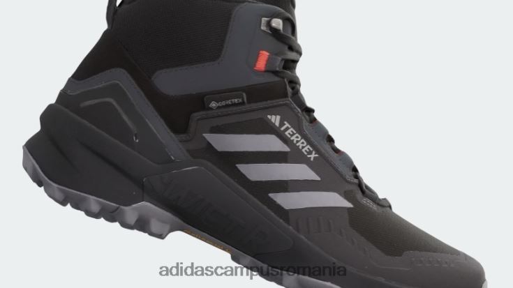 adidas campus romania pantofi de drumeție terrex swift r3 mid gore-tex gri bărbați negru/gri/rosu J266N24602