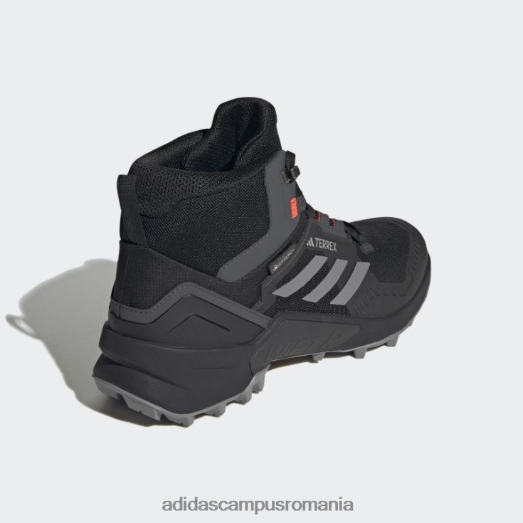 adidas campus romania pantofi de drumeție terrex swift r3 mid gore-tex gri bărbați negru/gri/rosu J266N24602