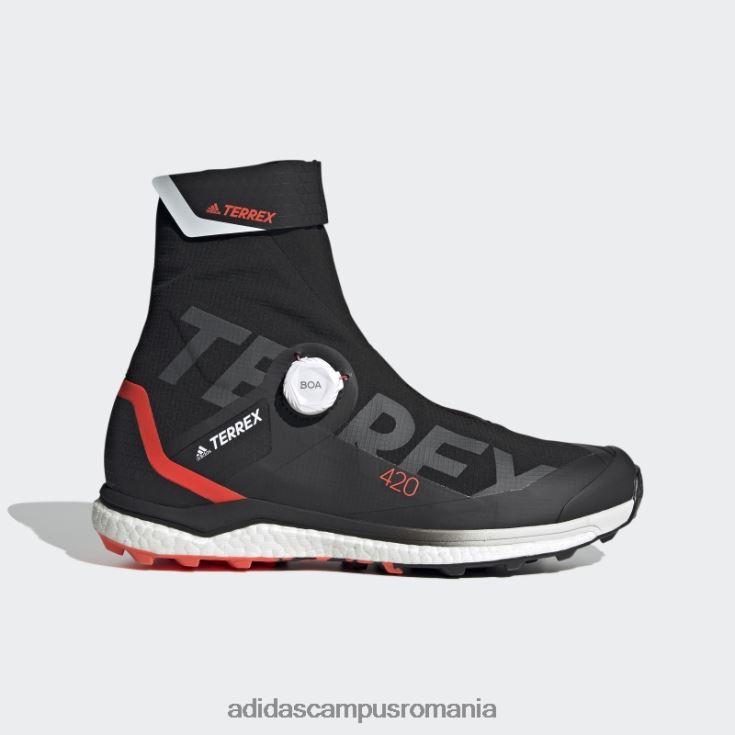 adidas campus romania pantofi negri terrex agravic tech pro trail running bărbați negru/alb/rosu J266N213054