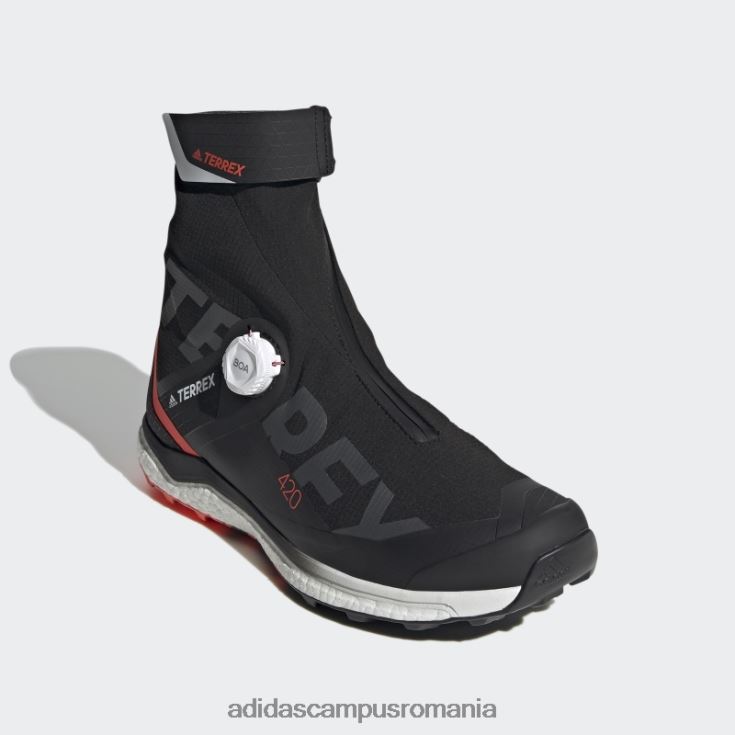 adidas campus romania pantofi negri terrex agravic tech pro trail running bărbați negru/alb/rosu J266N213054