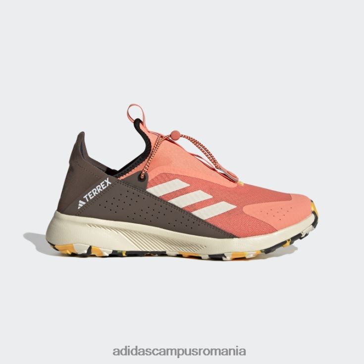 adidas campus romania terrex voyager 21 slip-on heat.rdy pantofi de voiaj coral adidas bărbați coral/alb/auriu J266N212762