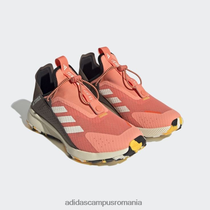 adidas campus romania terrex voyager 21 slip-on heat.rdy pantofi de voiaj coral adidas bărbați coral/alb/auriu J266N212762