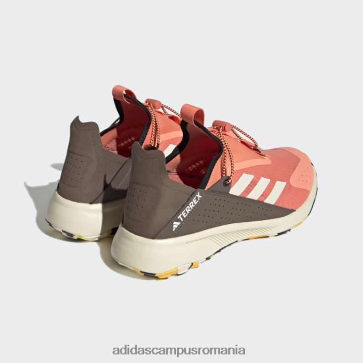 adidas campus romania terrex voyager 21 slip-on heat.rdy pantofi de voiaj coral adidas bărbați coral/alb/auriu J266N212762