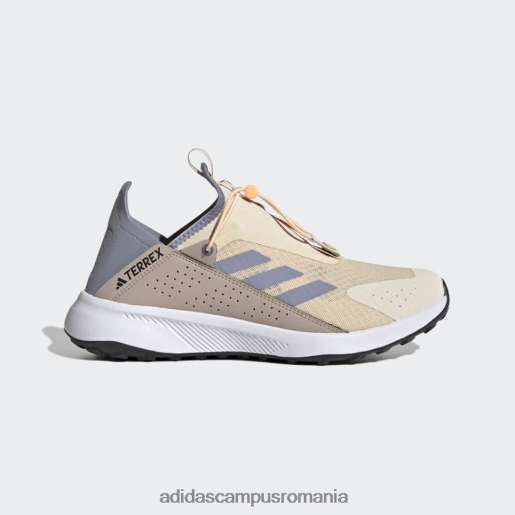 adidas campus romania terrex voyager 21 slip-on heat.rdy pantofi de voiaj nisip bărbați nisip/violet argintiu/portocaliu J266N212757