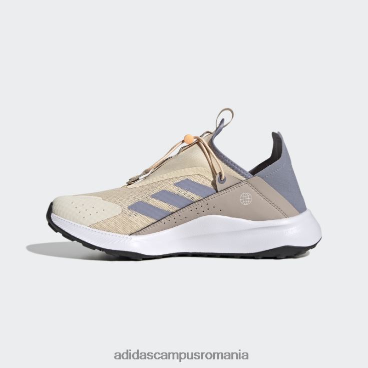 adidas campus romania terrex voyager 21 slip-on heat.rdy pantofi de voiaj nisip bărbați nisip/violet argintiu/portocaliu J266N212757