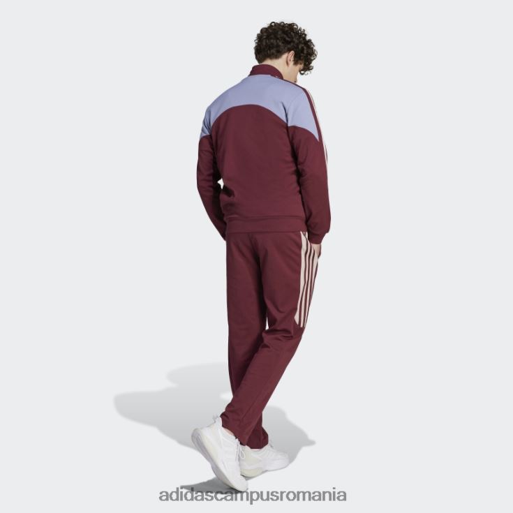 adidas campus romania costum de trening colorblock roșu adidas bărbați roșu J266N221438