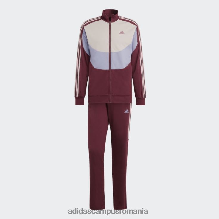 adidas campus romania costum de trening colorblock roșu adidas bărbați roșu J266N221438