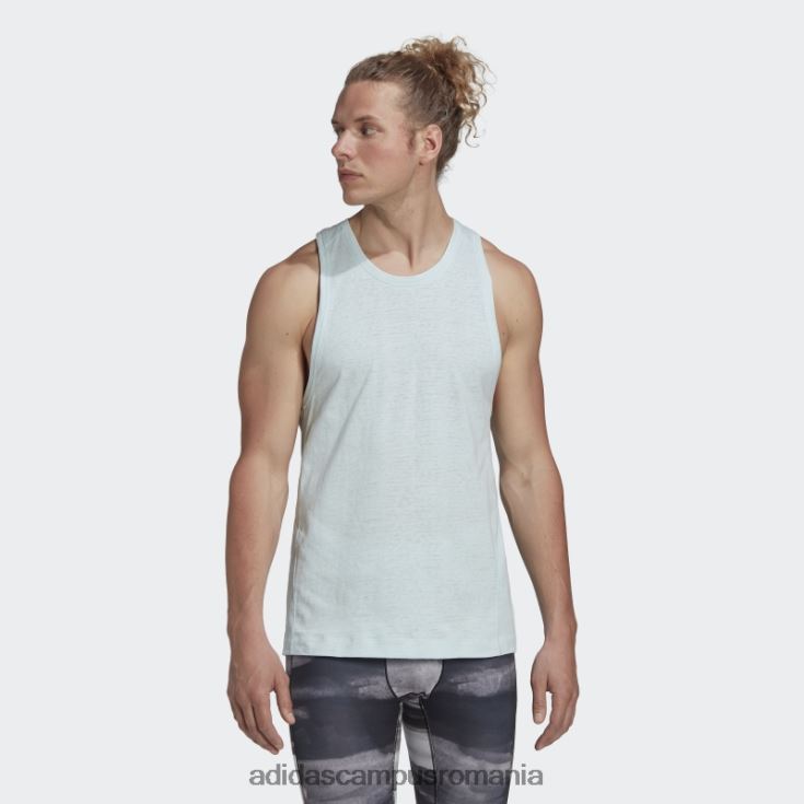 adidas campus romania maiou de antrenament yoga albastru bărbați albastru J266N221439