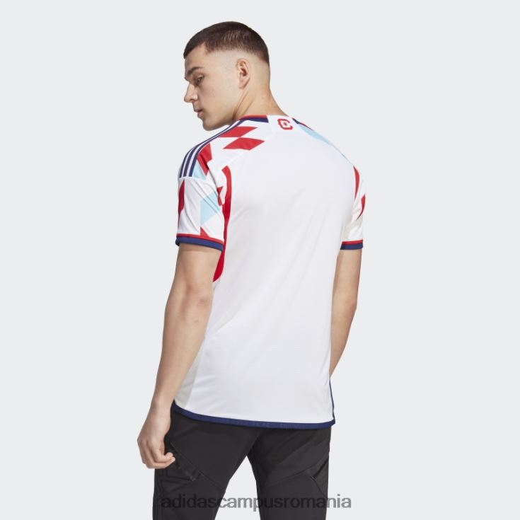adidas campus romania Chicago Fire 23/24 deplasare tricou autentic alb bărbați cer alb/noapte J266N220552