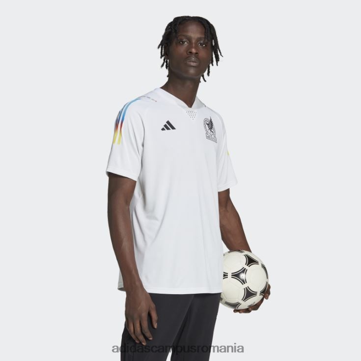 adidas campus romania Mexic Tiro 23 tricou de pre-meci al zilei de joc bărbați alb J266N220851