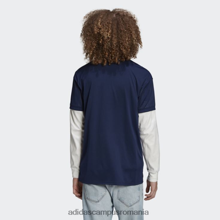 adidas campus romania New England Revolution 22/23 home tricou noapte indigo bărbați noapte indigo/roșu J266N220485