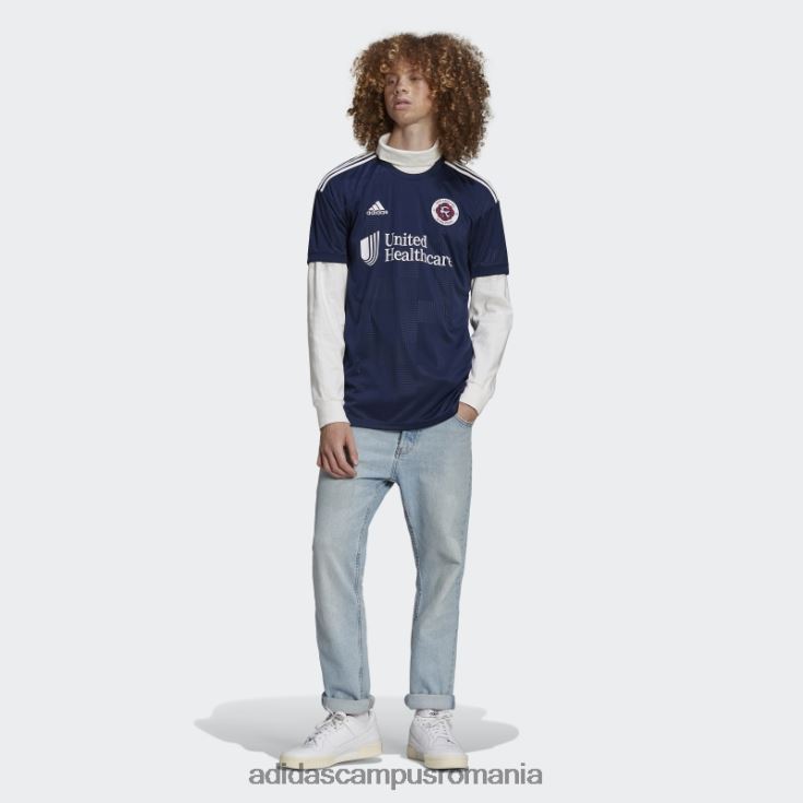 adidas campus romania New England Revolution 22/23 home tricou noapte indigo bărbați noapte indigo/roșu J266N220485