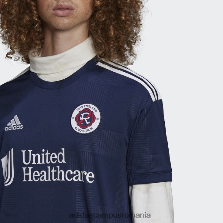 adidas campus romania New England Revolution 22/23 home tricou noapte indigo bărbați noapte indigo/roșu J266N220485