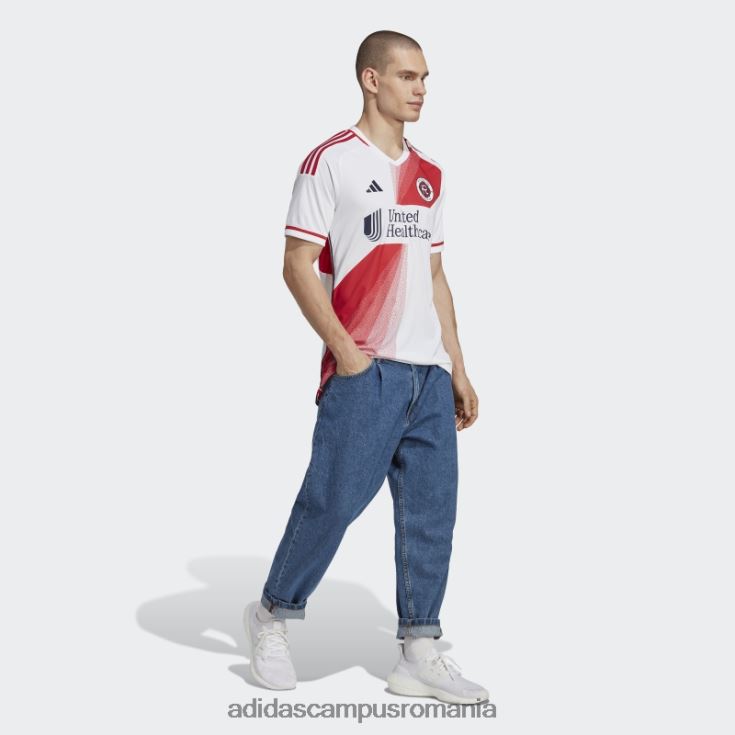 adidas campus romania New England Revolution 23/24 deplasare tricou autentic alb bărbați alb roșu J266N220432