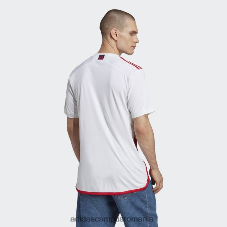 adidas campus romania New England Revolution 23/24 tricou deplasare roșu bărbați alb roșu J266N220835