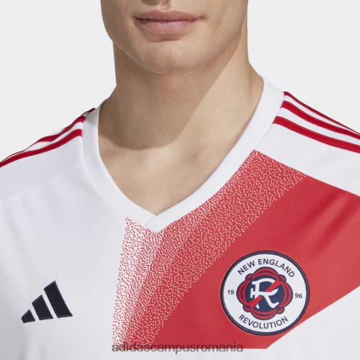 adidas campus romania New England Revolution 23/24 tricou deplasare roșu bărbați alb roșu J266N220835