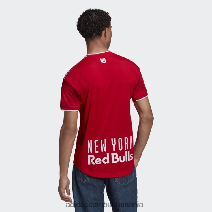 adidas campus romania New York Red Bulls 22/23 deplasare tricou autentic roșu bărbați rosu alb J266N220443