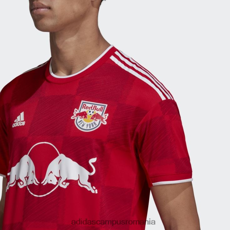 adidas campus romania New York Red Bulls 22/23 deplasare tricou autentic roșu bărbați rosu alb J266N220443