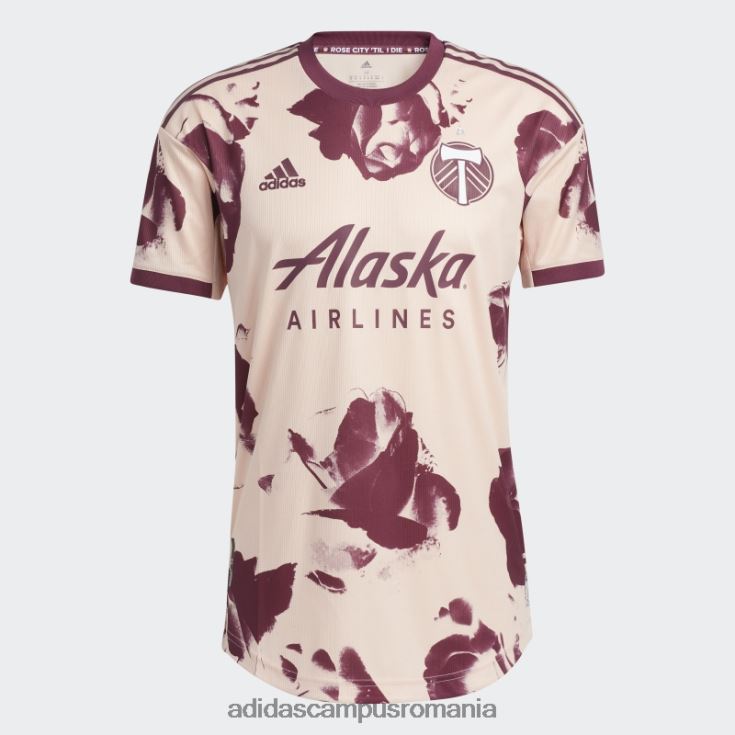 adidas campus romania Portland timbers roz vapor 22/23 deplasare tricou autentic bărbați vapor roz/crimson J266N220410