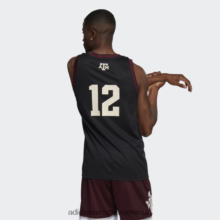 adidas campus romania Tricou aggies swingman negru adidas bărbați negru/fildeș J266N220592