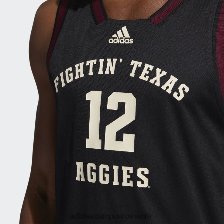 adidas campus romania Tricou aggies swingman negru adidas bărbați negru/fildeș J266N220592