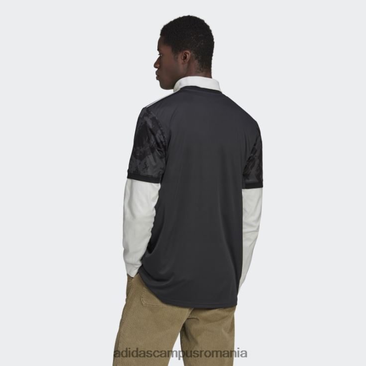adidas campus romania Tricou de deplasare carbon Houston Dynamo 22/23 bărbați carbon/negru J266N220621