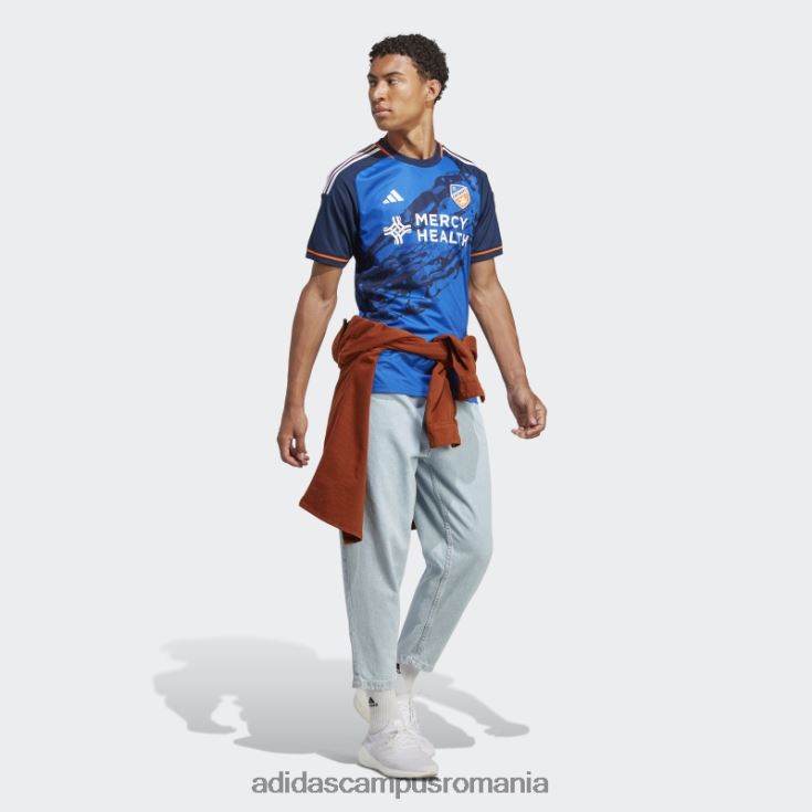 adidas campus romania blue fc cincinnati 23/24 home tricou autentic adidas bărbați albastru/marinier J266N220493