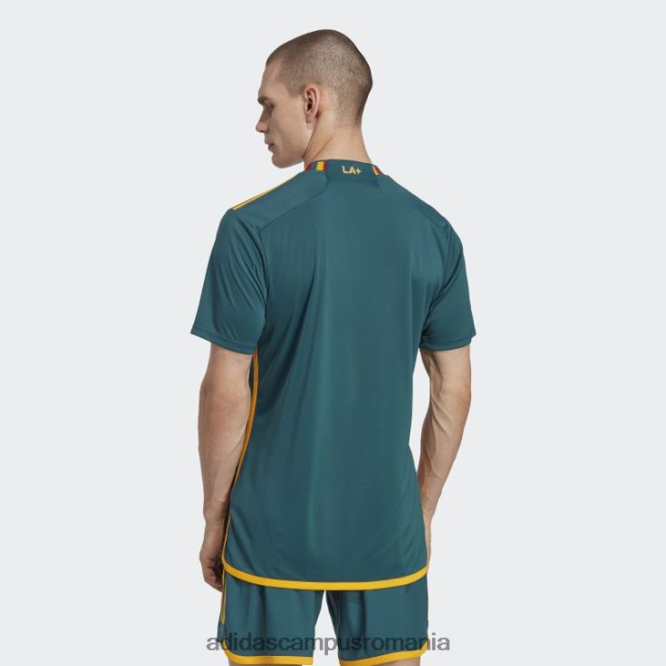 adidas campus romania fashion la galaxy 23/24 deplasare tricou colegiu auriu bărbați verde mister/aur colegiu J266N220350