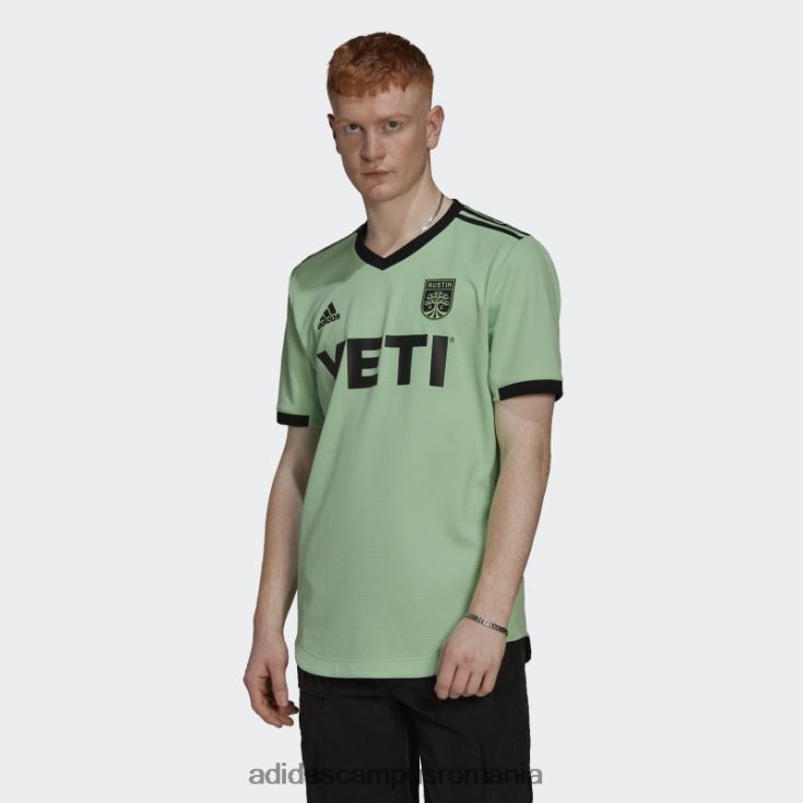 adidas campus romania glory mint austin fc 22/23 deplasare tricou autentic adidas bărbați glorie mentă/negru J266N220589