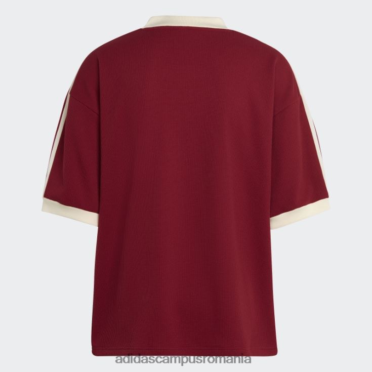 adidas campus romania mexico icon jerse coll burgundy bărbați coll visiniu J266N220725