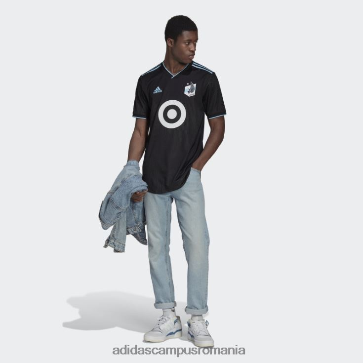 adidas campus romania minnesota united fc 22/23 home tricou autentic negru adidas bărbați negru/zenit J266N220556