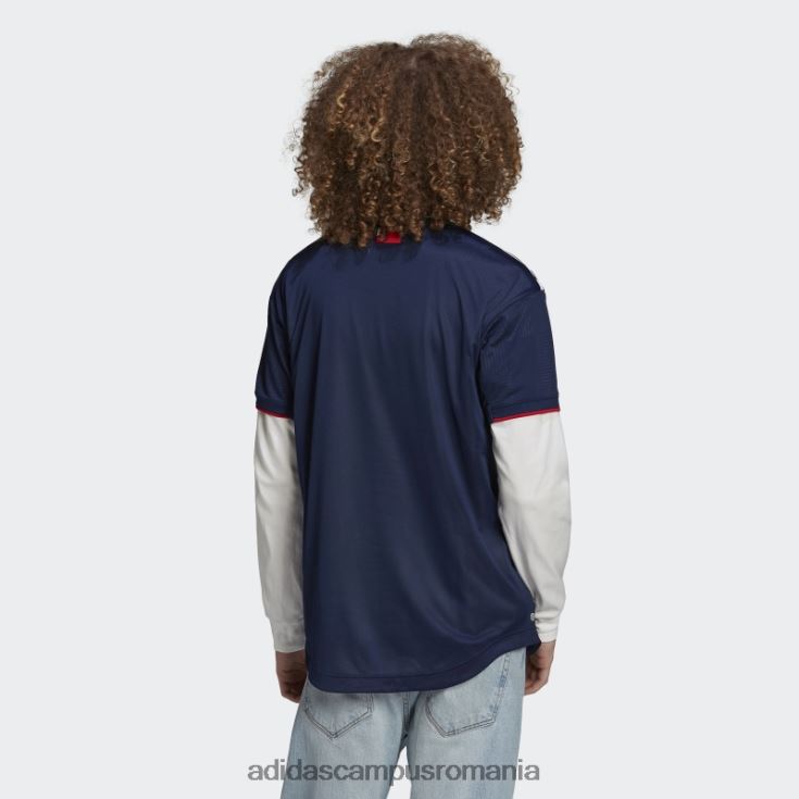 adidas campus romania night indigo New England Revolution 22/23 tricou de acasă autentic bărbați noapte indigo/roșu J266N220585
