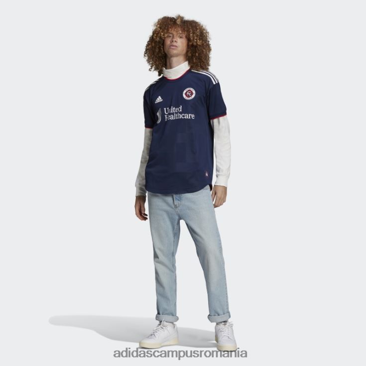 adidas campus romania night indigo New England Revolution 22/23 tricou de acasă autentic bărbați noapte indigo/roșu J266N220585
