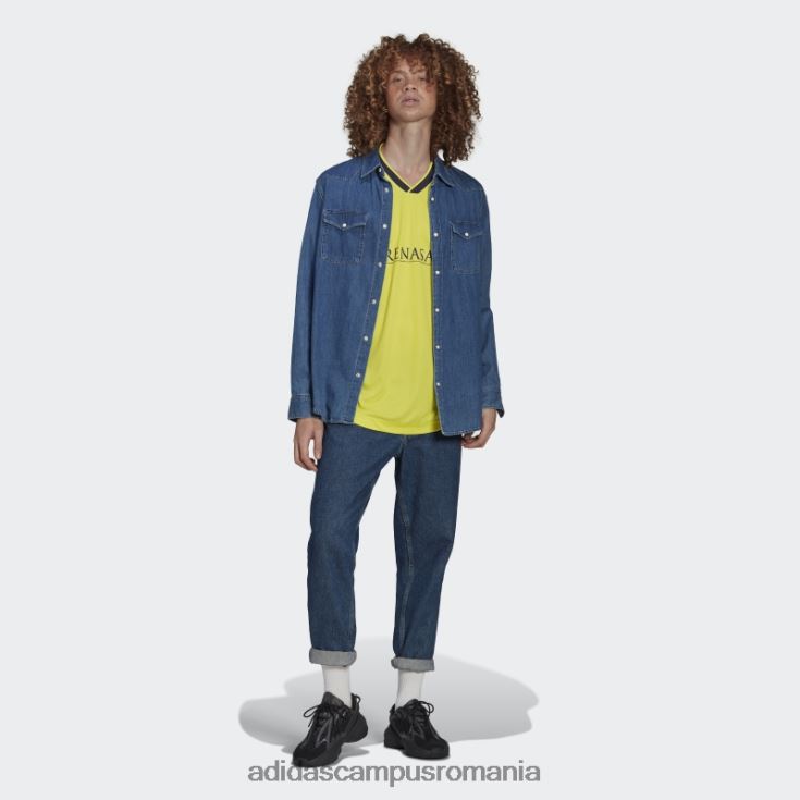 adidas campus romania soc galben nashville sc 22/23 home tricou autentic adidas bărbați galben șoc/cerneală nobilă J266N220553