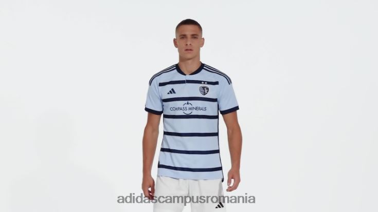adidas campus romania sporting kansas city 23/24 acasă tricou autentic albastru strălucitor bărbați albastru strălucitor/indigo noapte J266N220612